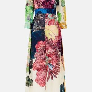 Vibrant Floral Maxi Dress